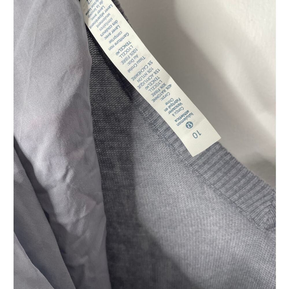 Lululemon Unity Pullover Heathered Fossil / Fossi… - image 5